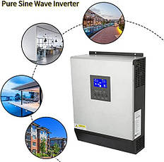 Сонячний інвертор Гібридний Solar HPS 3K-24V 2400W, фото 3