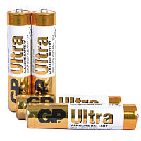 Батарейка лужна Alkaaline AAA Ultra (24AU-U4, LR03, AUP) GP 1.5V (4 шт., блістер)