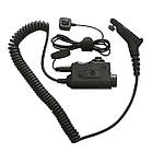 Адаптер гарнітури PTT Тангента Earmor M52 для рацій Моторола DP4400,DP4600,DP4800 з подвійною кнопкою, фото 2