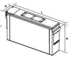 Батарея акумуляторна PowerSafe 12V125F 12В 125Ач (12V 125Ah), фото 2