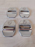 Хром накладки на петли замков дверей автомобиля с логотипом BMW style2