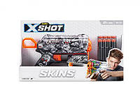 Скорострельный бластер Zuru X-SHOT Skins Flux Illustrate 8 патронов 36516D