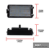 LED підсвітка номера для SEAT (Сеат)  Altea, Arosa, Ibiza, Cordoba, Leon, Toledo, фото 7