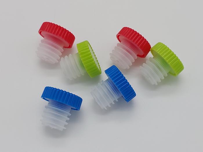 Набор пробок для бутылок затычки пластиковые многоразовые 6 штук 2,5*2,5 cm - фото 2 - id-p572367657