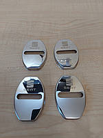 Хром накладки на петли замков дверей автомобиля с логотипом Seat