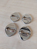 Хром накладки на петли замков дверей автомобиля с логотипом Subaru style1