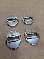 Хром накладки на петли замков дверей автомобиля с логотипом Toyota style1