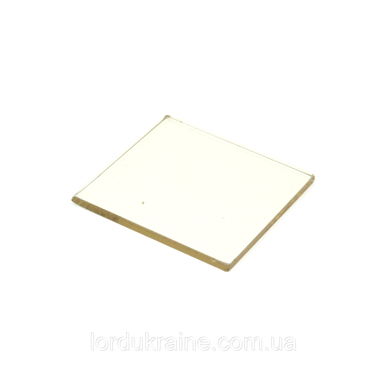 Плафон (захисне скло) 75х75х5 на лампу освітлення для піца печі GGF, фото 1