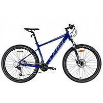 Велосипед AL 27.5" Leon XC-70 AM Hydraulic lock out HDD рама - 18" (синій із сірим), фото 2