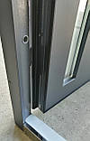 Вхідні двері Метал-МДФ склопакет (ТЕРМОРОЗРИВ на рамі) вулиця Преміум 2 труби, фото 2