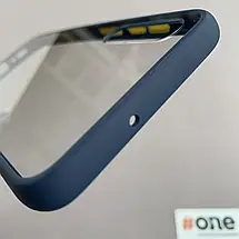 Чохол для Samsung Galaxy A50s прозорий з кольоровим обідком чохол на телефон самсунг а50с синій C7T, фото 4