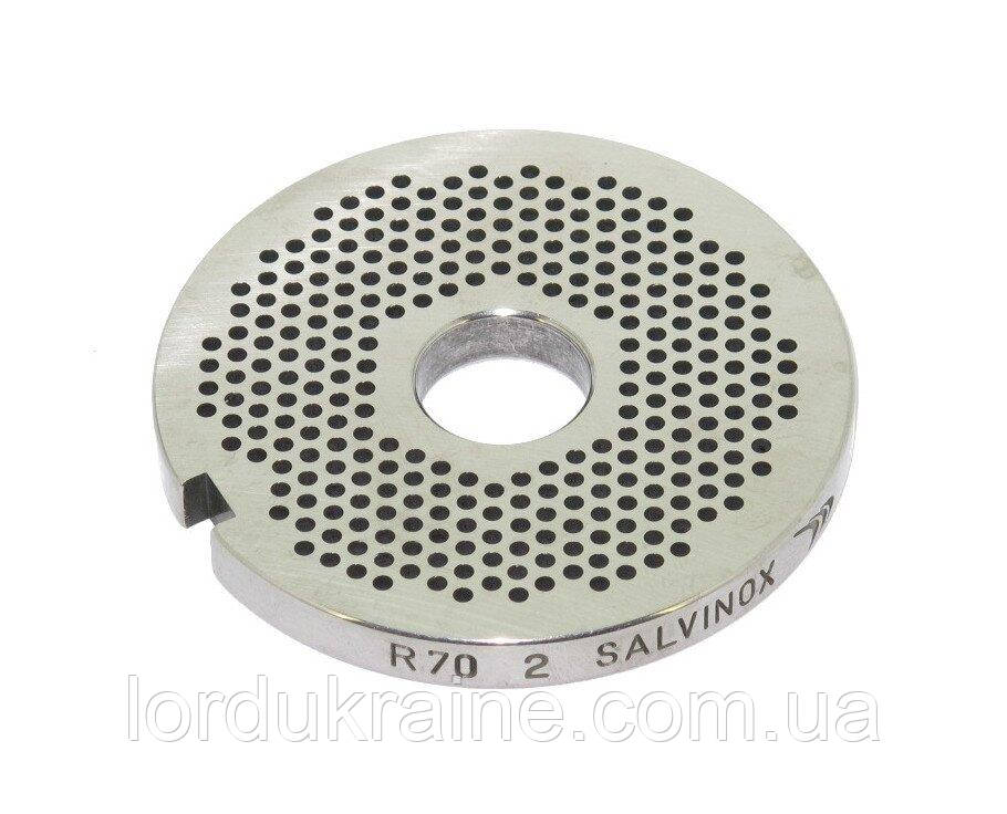 Решітка 2 мм R70 Unger для м'ясорубки модель 12 SIRMAN, FAMA, FIMAR, фото 1