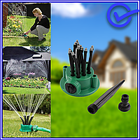 Круговой дождеватель ороситель Multifunctional sprinkler, cистемы полива травы и газона, огорода