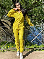 Жіночий костюм з льону (розмір 42 44 46)