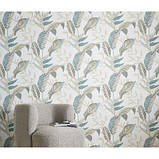 Шпалери вінілові на флізеліновій основі Elle Decoration (Erismann) бірюзовий 1,06 х 10,05м (12165-07), фото 7