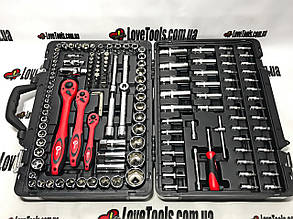 Професійний набір інструментів 1/4" & 3/8" & 1/2" 151 од., Cr-V INTERTOOL ET-7151