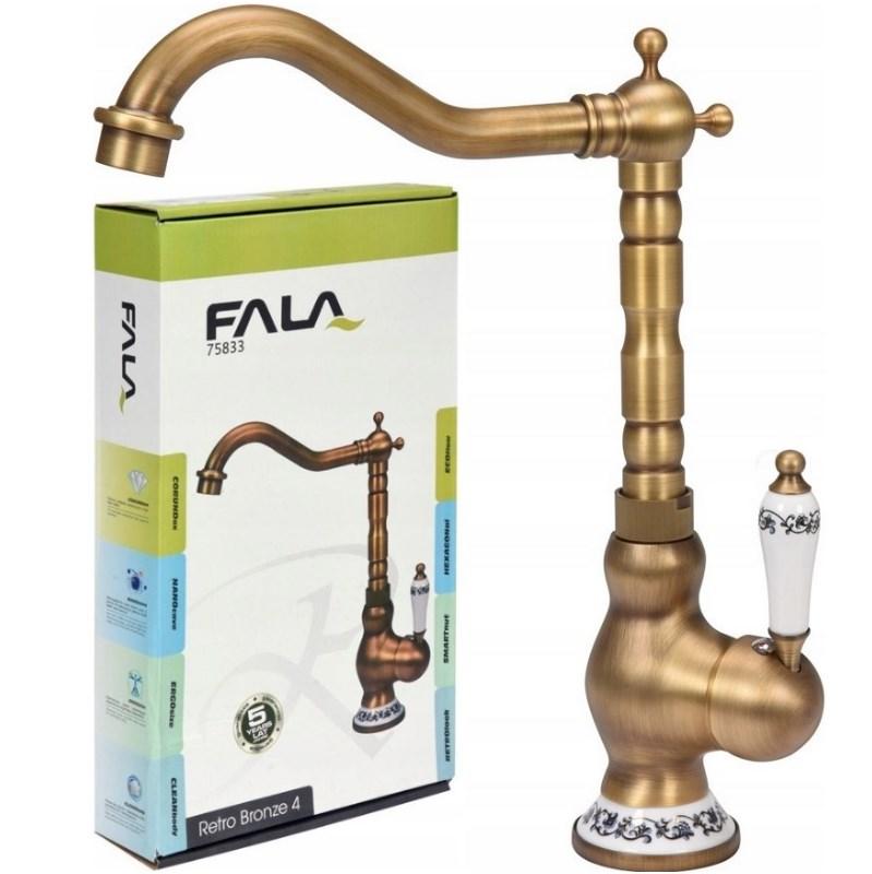 Кран на Кухню Fala Retro 4 Bronze (75833)