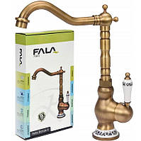 Змішувач Для Кухні Fala Retro 4 Bronze (75833)