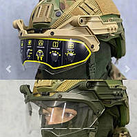 Тактические очки с креплением на шлем/каску Fast Защитные баллистические очки для военных Койот