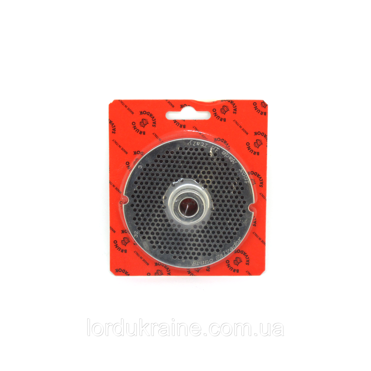 Решітка 3 мм з центром для професійної м'ясорубки модель 32 система Enterprise, фото 1