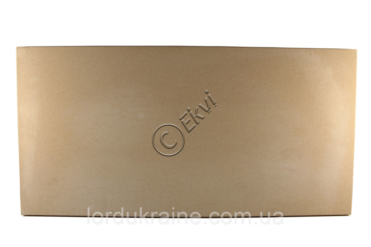 Камінь шамотний 700х350х13 для піца печі GGF серія BASIC, фото 1