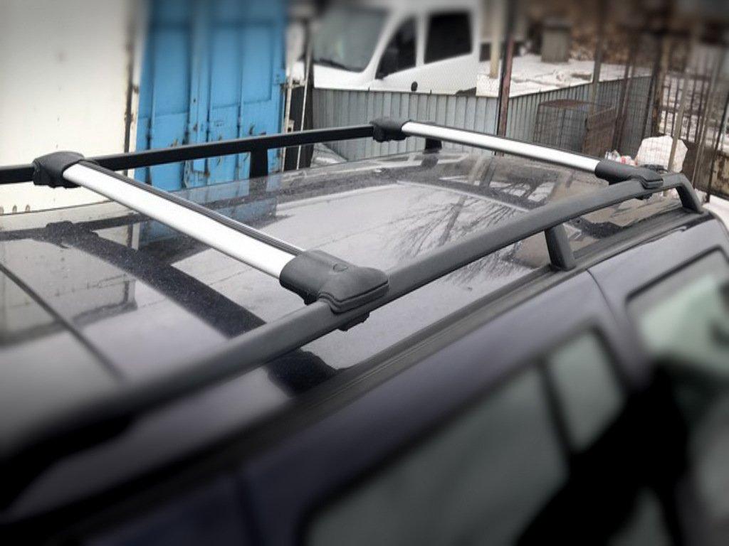Перемички на звичайні рейлінги без ключа Can V1 для Mercedes Vito V-class W447 2014- Чорні (2 шт), фото 1