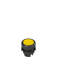 Желтая плоская кнопка Ø20mm с пружинным возвратом, IP67, E2 1PU2R5210 Pizzato Elettrica