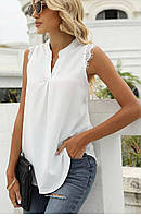 Літня жіноча блузка з мереживом "Diana"