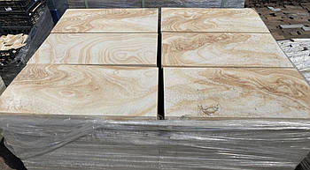 Плитка з пісковика для облицювання фасаду будинку, цоколя, паркану, мощення доріжок, тераси, зони навколо басейну