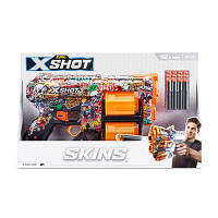 Швидкострільний бластер Zuru X-SHOT Skins Dread Sketch 12 патронів 36517H