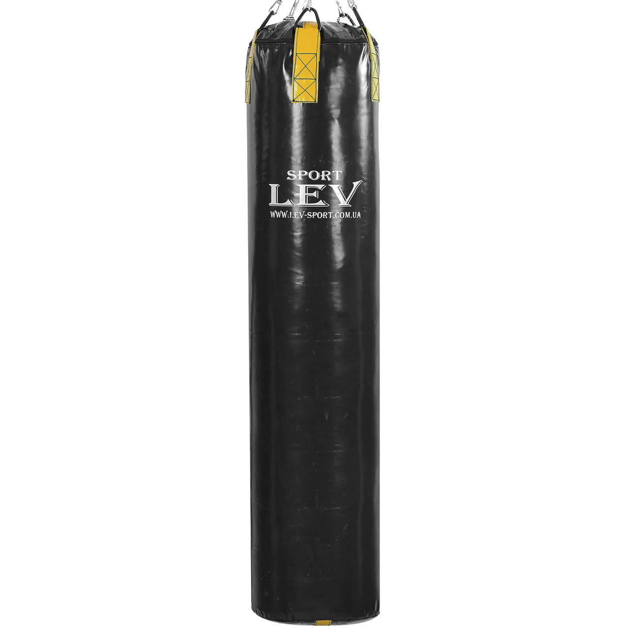 Боксерский мешок подвесной для бокса и кикбоксинга Lev-Sport, h-1,7м, d-33см, PVC тент - фото 5 - id-p1208986526