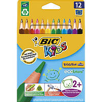 Карандаши цветные 12цв. BIC Kids Evolution трехгранные 829735*