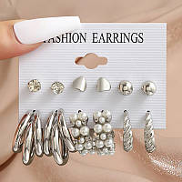 Набір біжутерія сережки з медичної сталі TRENDY Earrings 5404725