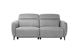 Софа - реклайнер  Валентіно сірий Vetro Mebel