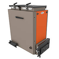 Шахтний котел холмова нижнього горіння Бізон Тріо трьохходовий