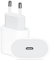 Сетевое зарядное устройство Apple Power Adapter 20W Type-C White (MHJE3ZM/A / MU7V2ZM/A) тех. упаковка