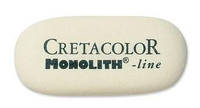 Гумка-ластик великий Cretacolor Monolith 65*30мм натурал каучук 30022