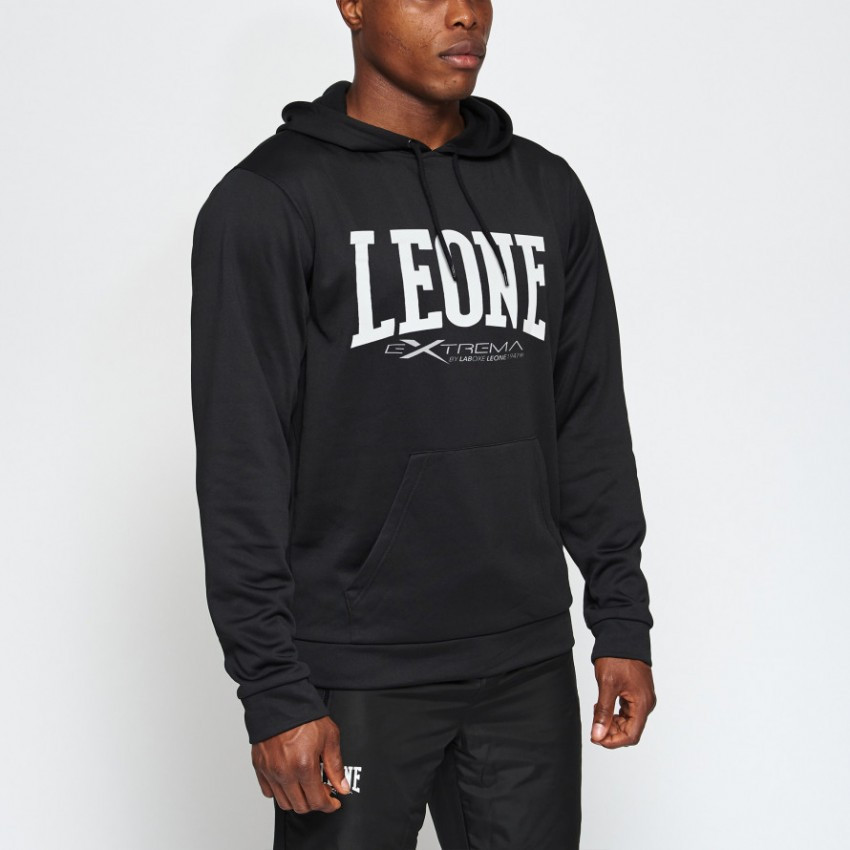 Толстовка спортивна з капюшоном 2XL Leone Logo Black