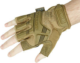 Рукавиці безпалі Mechanix M-Pact Fingerless розмір L койот
