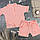 Костюм muslin cotton BEWARM дитячий шорти + футболка Pink 104-110, фото 6