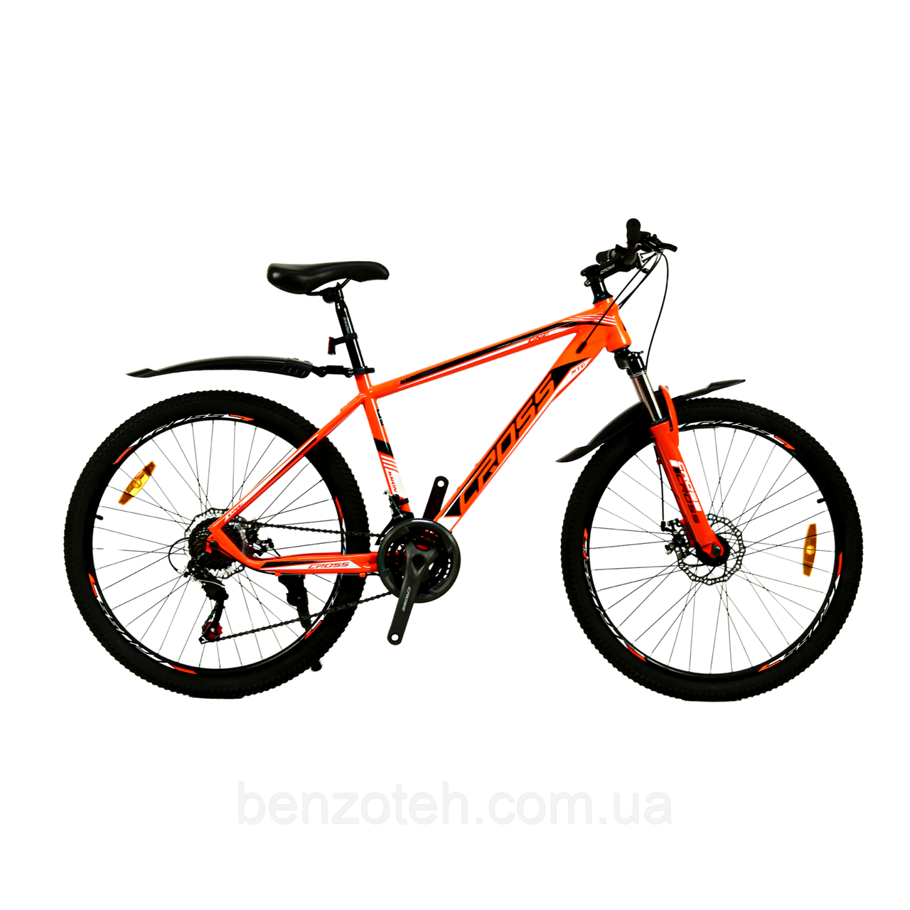 Велосипед Cross 26" Kron Рама -17" black-orange