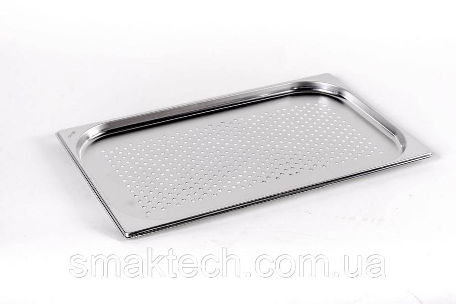 Гастроємність Brillis перфорована н/с без ручок 1/1x20mm, Ø 3 mm