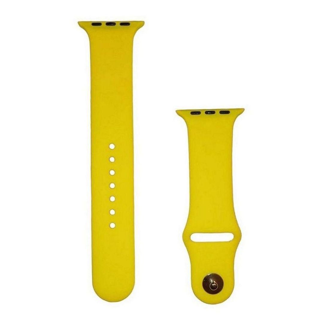 Силіконовий ремінець Apple Watch 42/44/45/49 mm Yellow