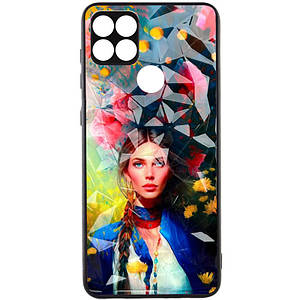 TPU+PC чохол Prisma Ladies для Xiaomi Redmi 9C з креативним принтом Peonies