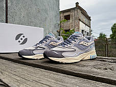 Чоловічі кросівки Saucony 3D Grid Hurricane 70670-6s Grey Cream сірий Оригінал, фото 3