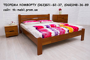 Ліжко дерев'яне "Айріс" без ізножья 140х200
