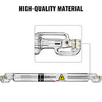 VEVOR Лазерная трубка CO2 40 Вт Профессиональная лазерная трубка Длина 700 мм Стеклянная лазерная трубка для