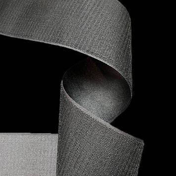 Липучка контакта  100 мм колір стрічка-крючки Чорна жорстка частина