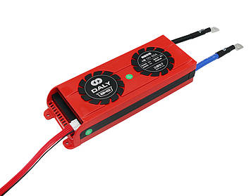 Плата захисту літієвої батареї з вентилятором BMS LiFePO4 12V 4S 100A симетрія в корпусі з балансуванням, фото 1