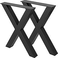 VEVOR ножки стола 720 x 760 мм X-Frame, каркас стола 28,3 x 29,9 дюймов, направляющие из нержавеющей стали,